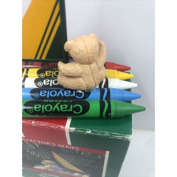 Hallmark Keepsake Ornament 1989 Crayola Bright Journey Bear Crayon 1st in Series - Picture 7 of 12